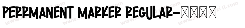 perrmanent Marker Regular字体转换